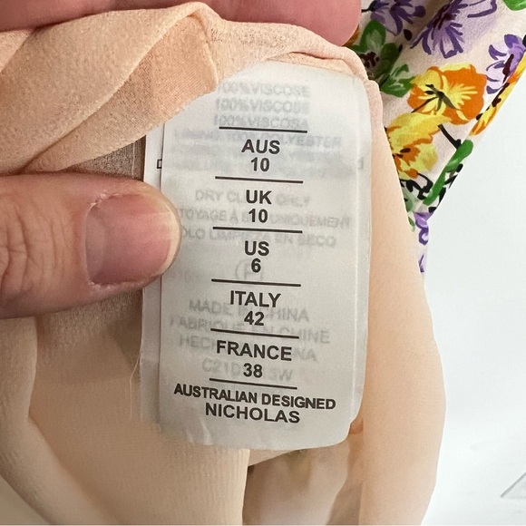 Nicholas Danielle Whistledown Floral Midi Dress - Picture 15 of 16